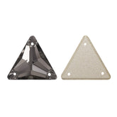 Black Diamond Triangle Shape High Quality Glass Sew-on Rhinestones WholesaleRhinestone